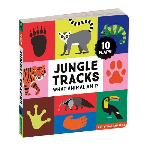 Mudpuppy Board Book - Jungle Tracks