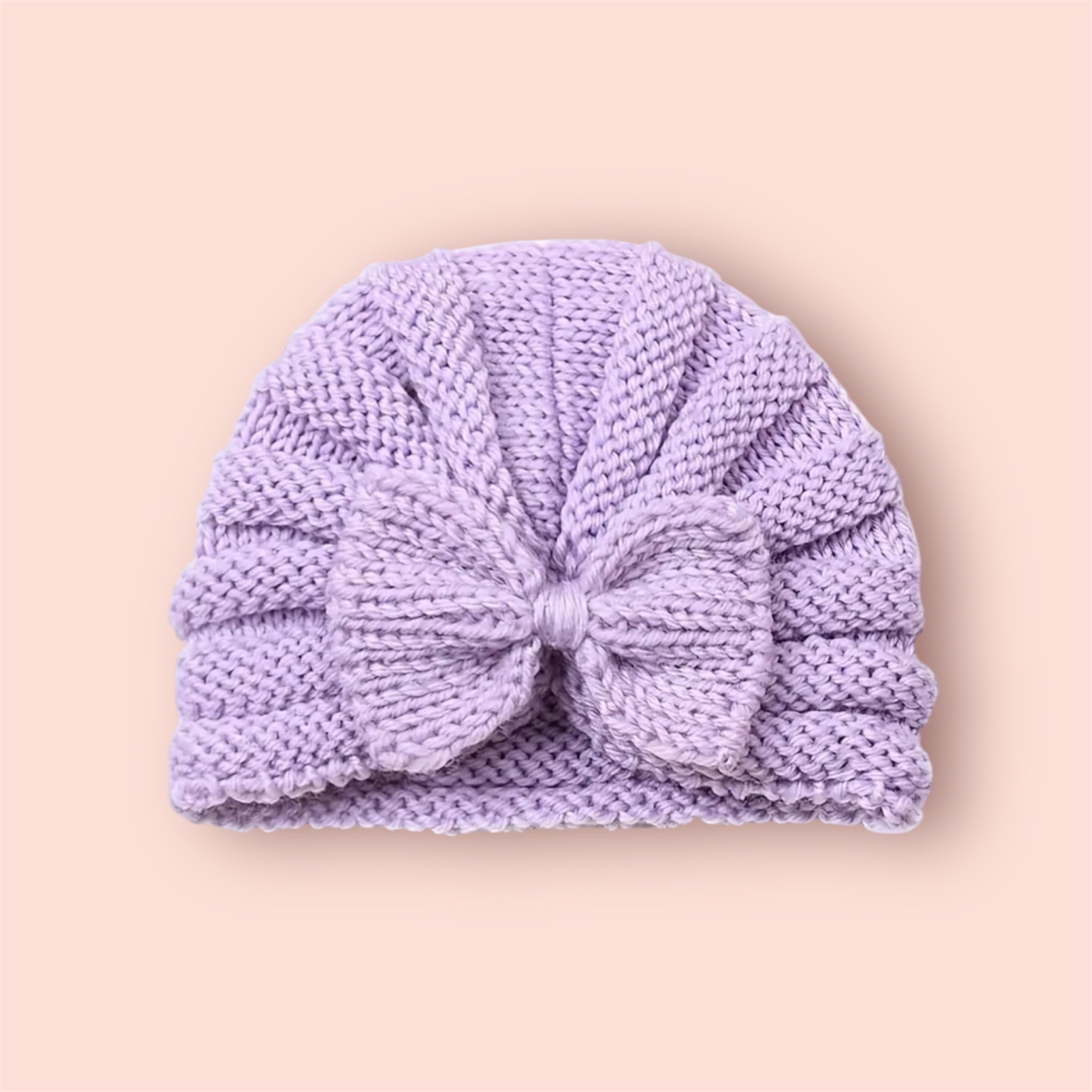 Skyla Knitted Bow Beanie