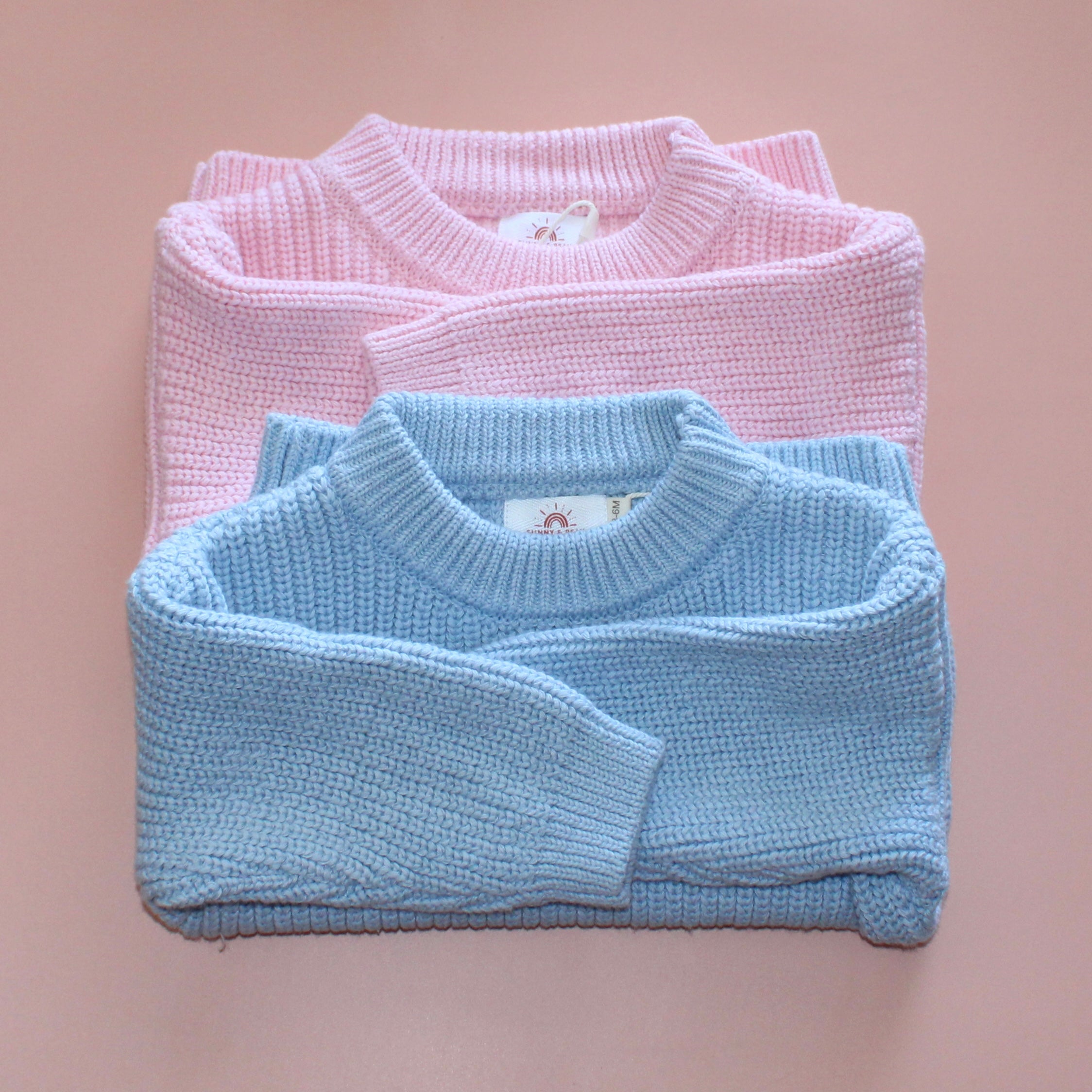Winnie Chunky Knit - blue