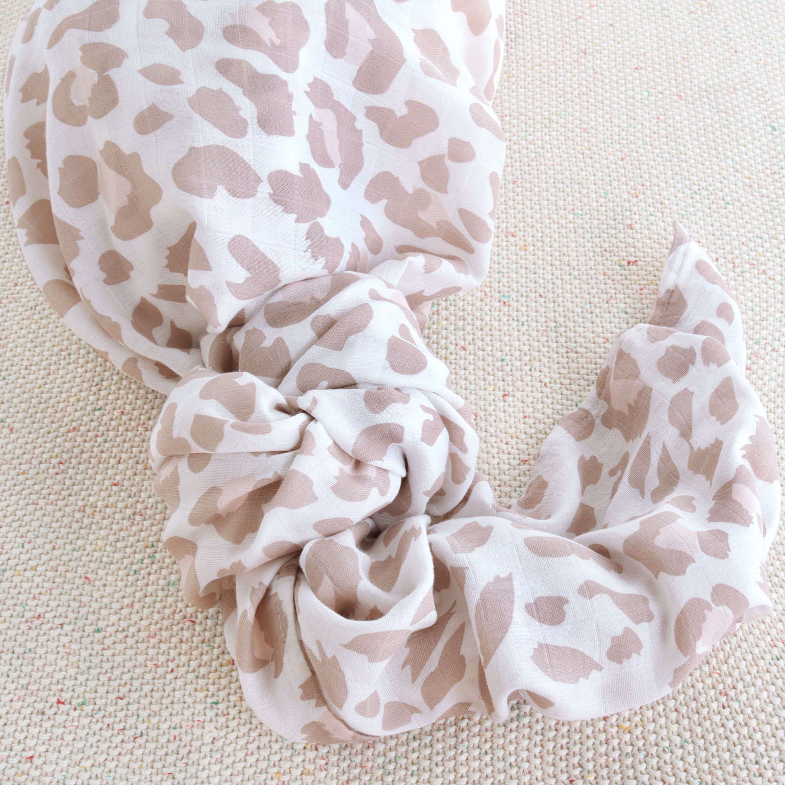 Leopard Bamboo Swaddle