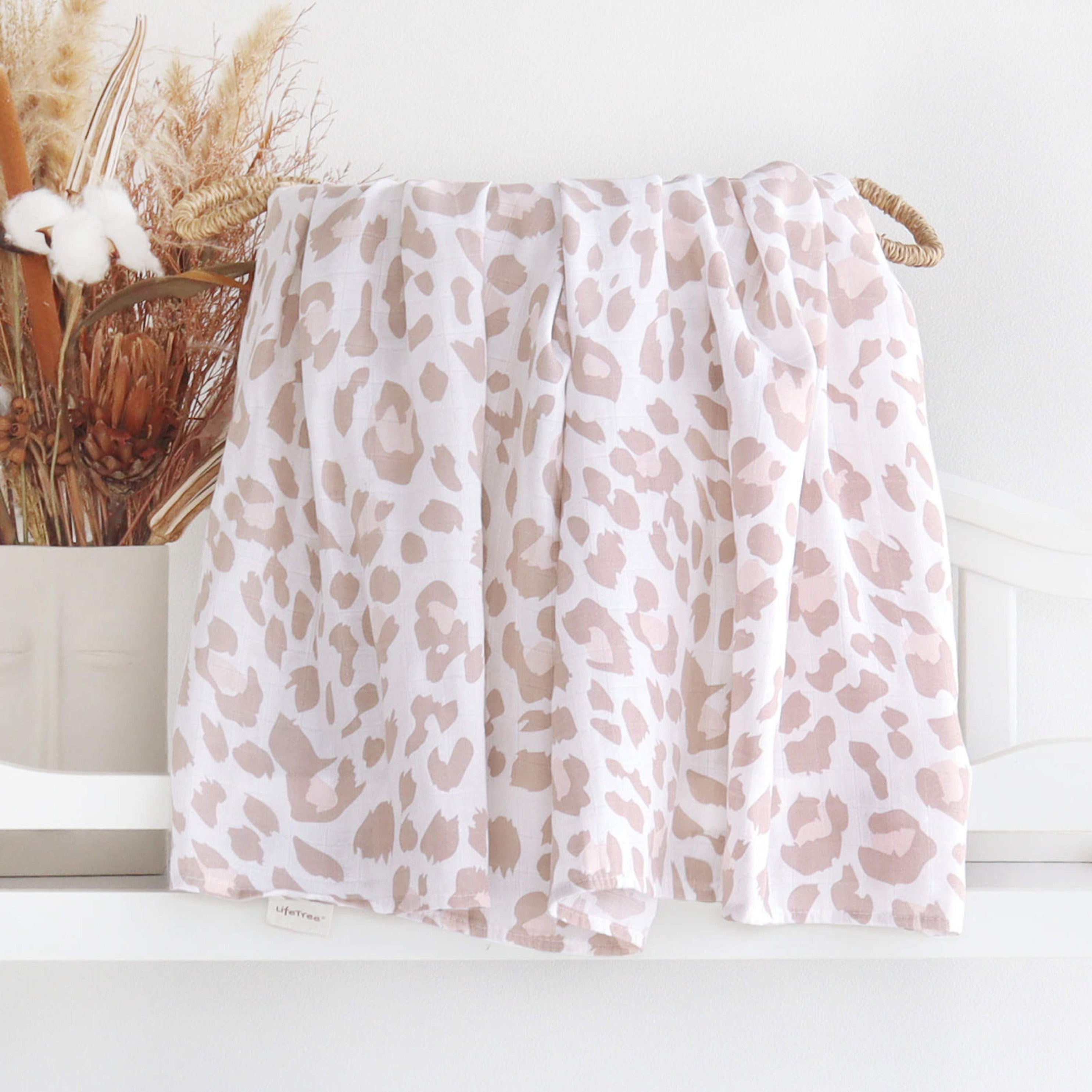 Leopard Bamboo Swaddle