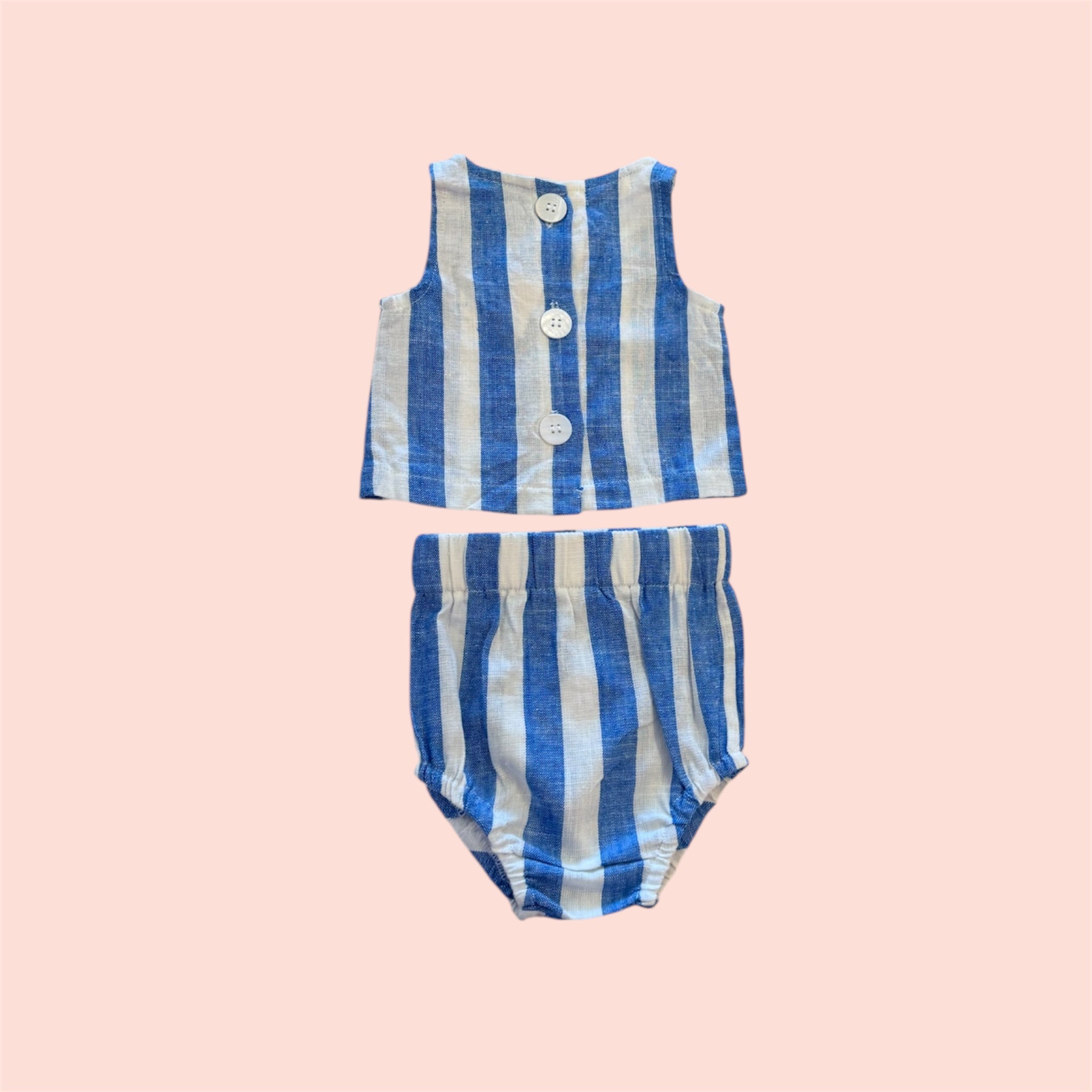 Azure Linen Set