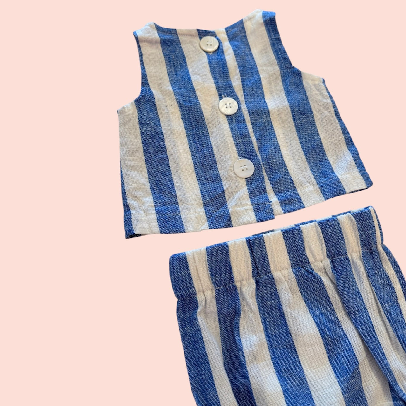 Azure Linen Set
