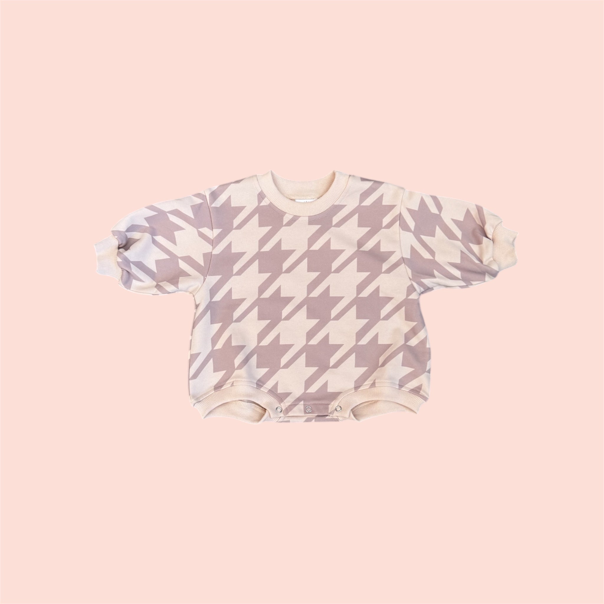 Braxton Romper - Dogs Tooth