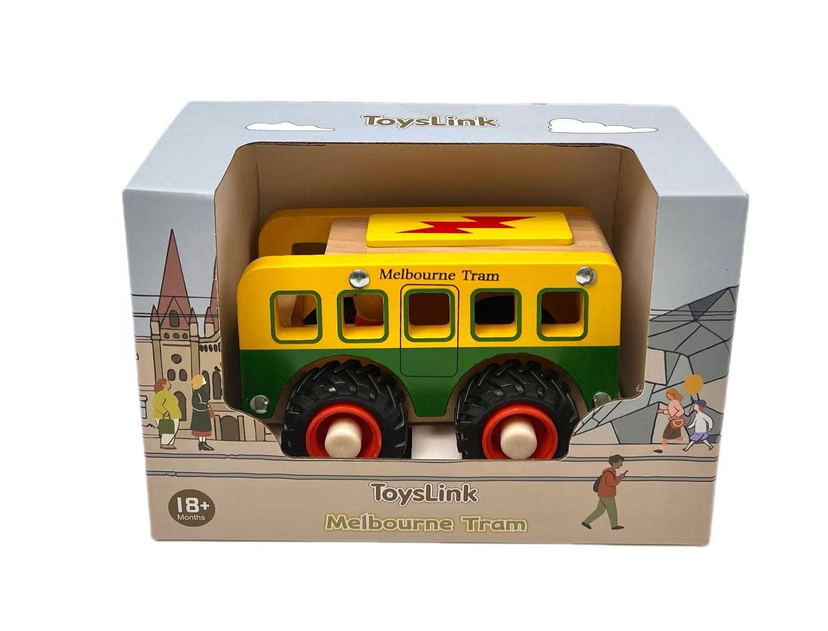 Toyslink Wooden Tram