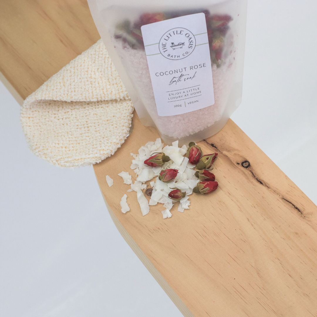 COCONUT ROSE | MAGNESIUM BATH SOAK - LARGE