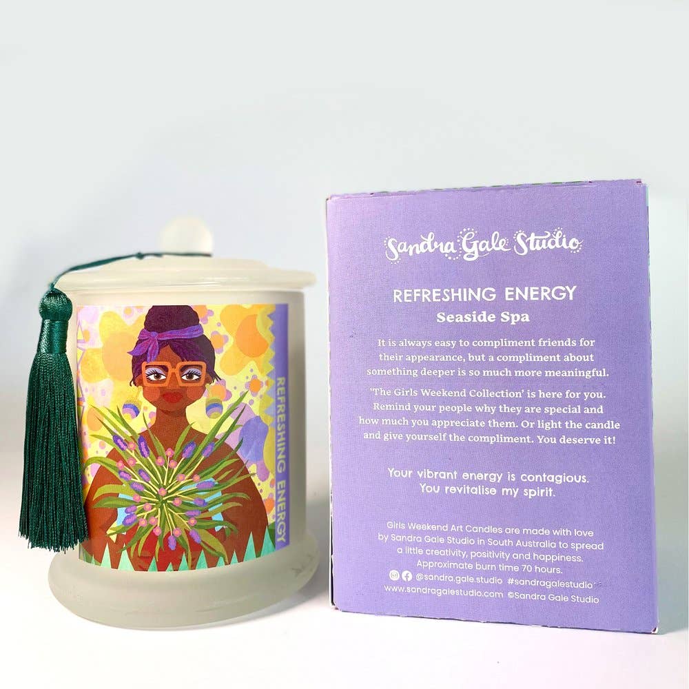 Refreshing Energy – Seaside Spa Soy Candle