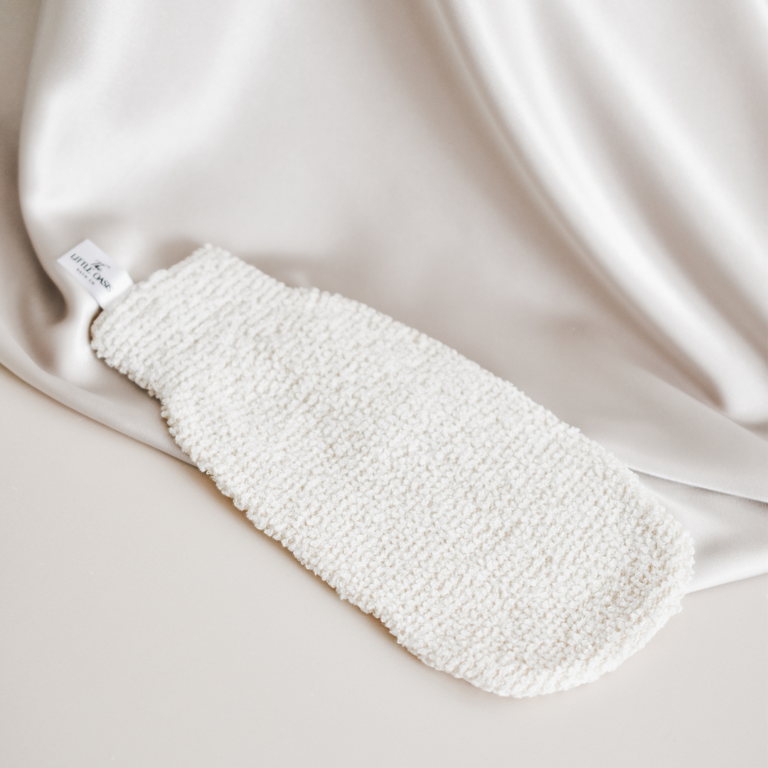 EXFOLIATING LINEN MITT