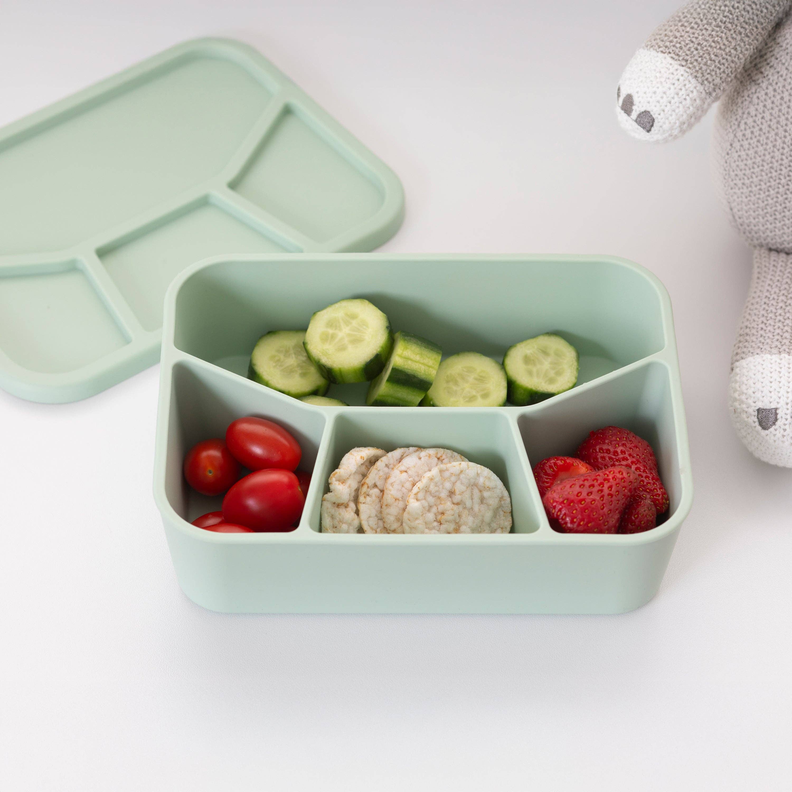 Silicone Lunch Box- Large - Light Sage