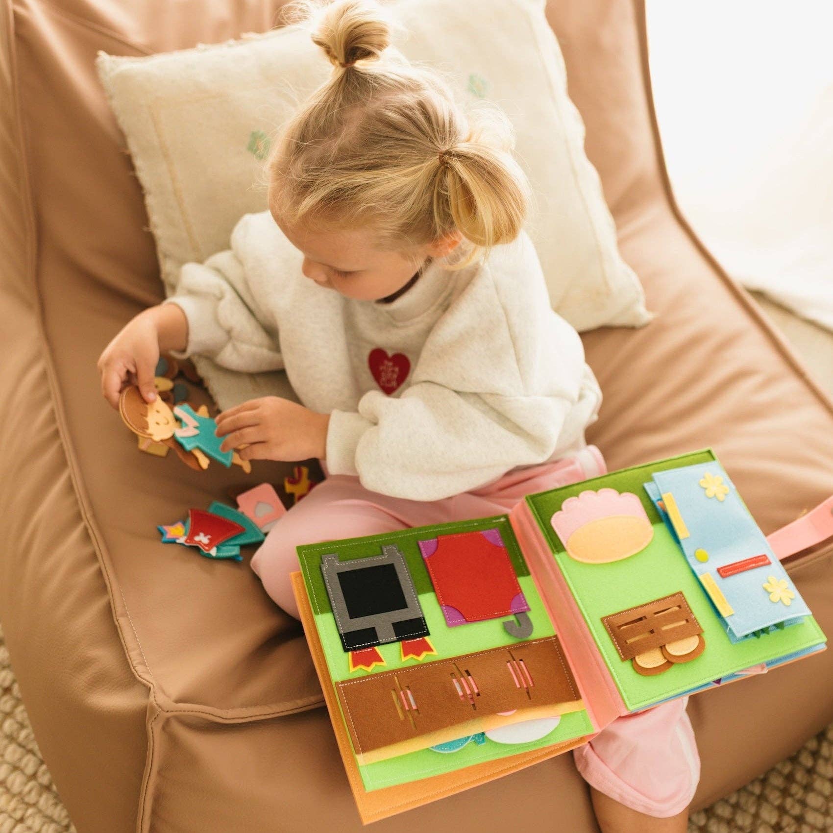 Lola Felt Busy Book | Screen-Free Activity Book for Toddlers