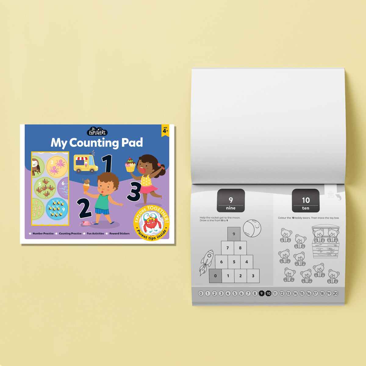 Junior Explorers Maths Activity Set and Lap Desk