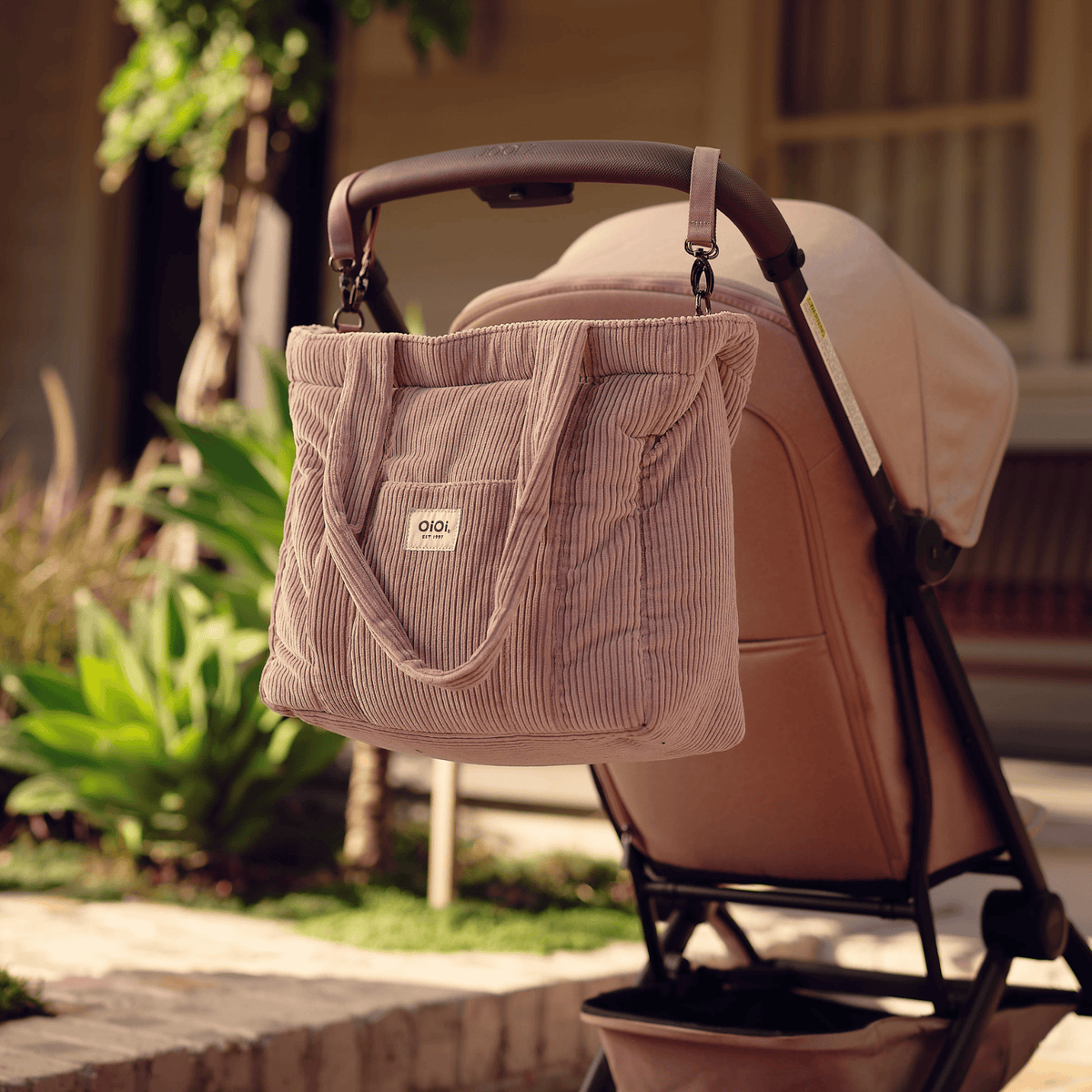 Everyday Tote - Rose Pink Corduroy