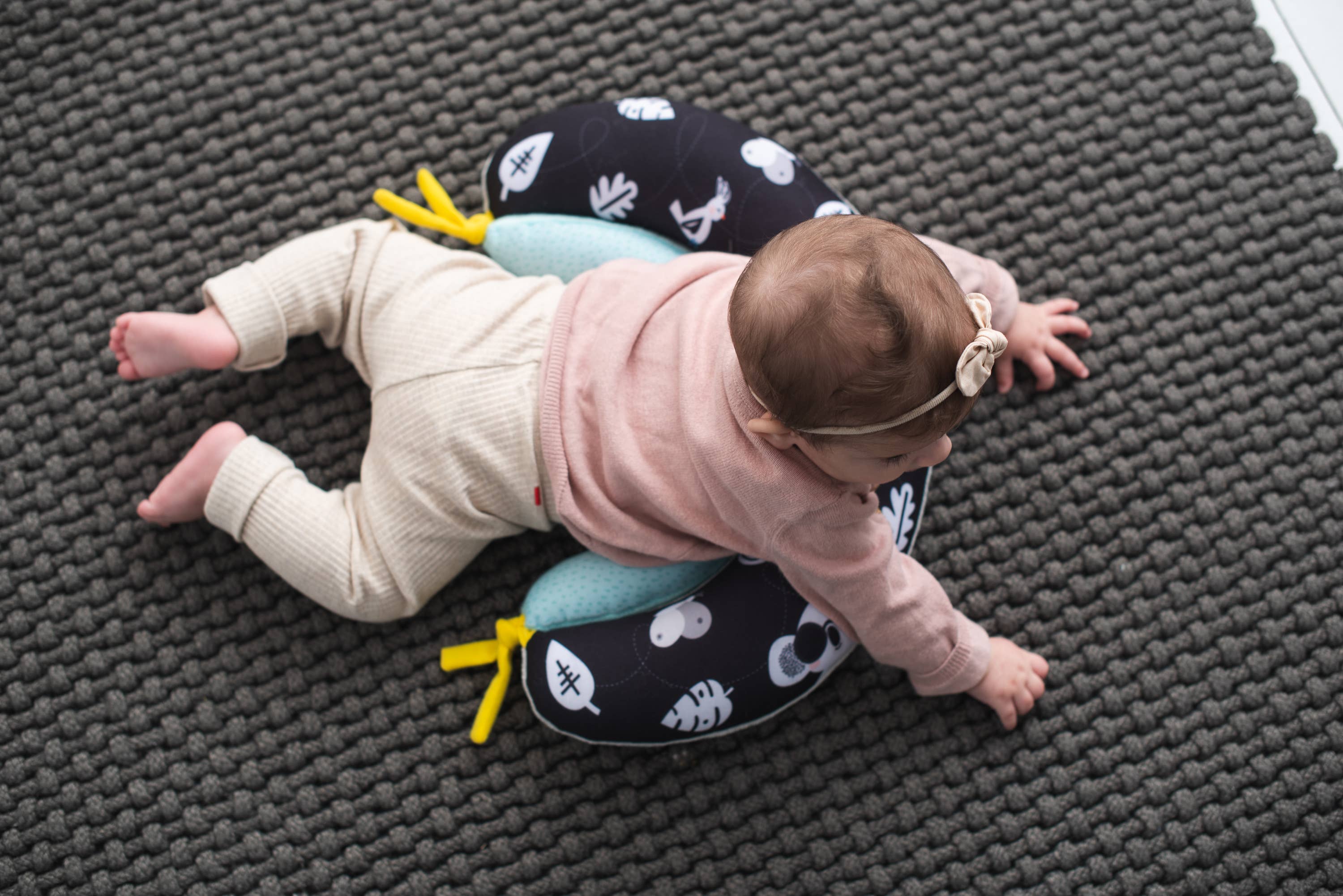 Taf Toys 2 in 1 Tummy Time Pillow