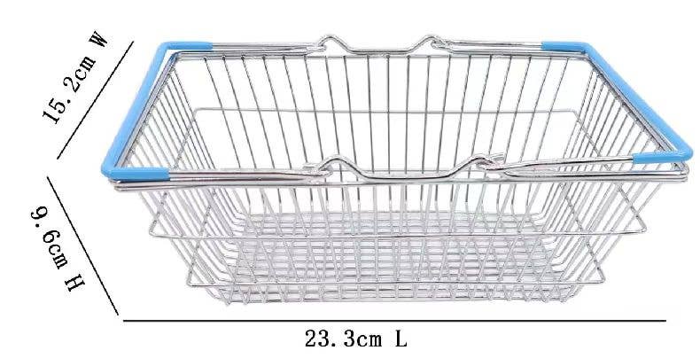 Toyslink Shopping Basket with Blue Handle