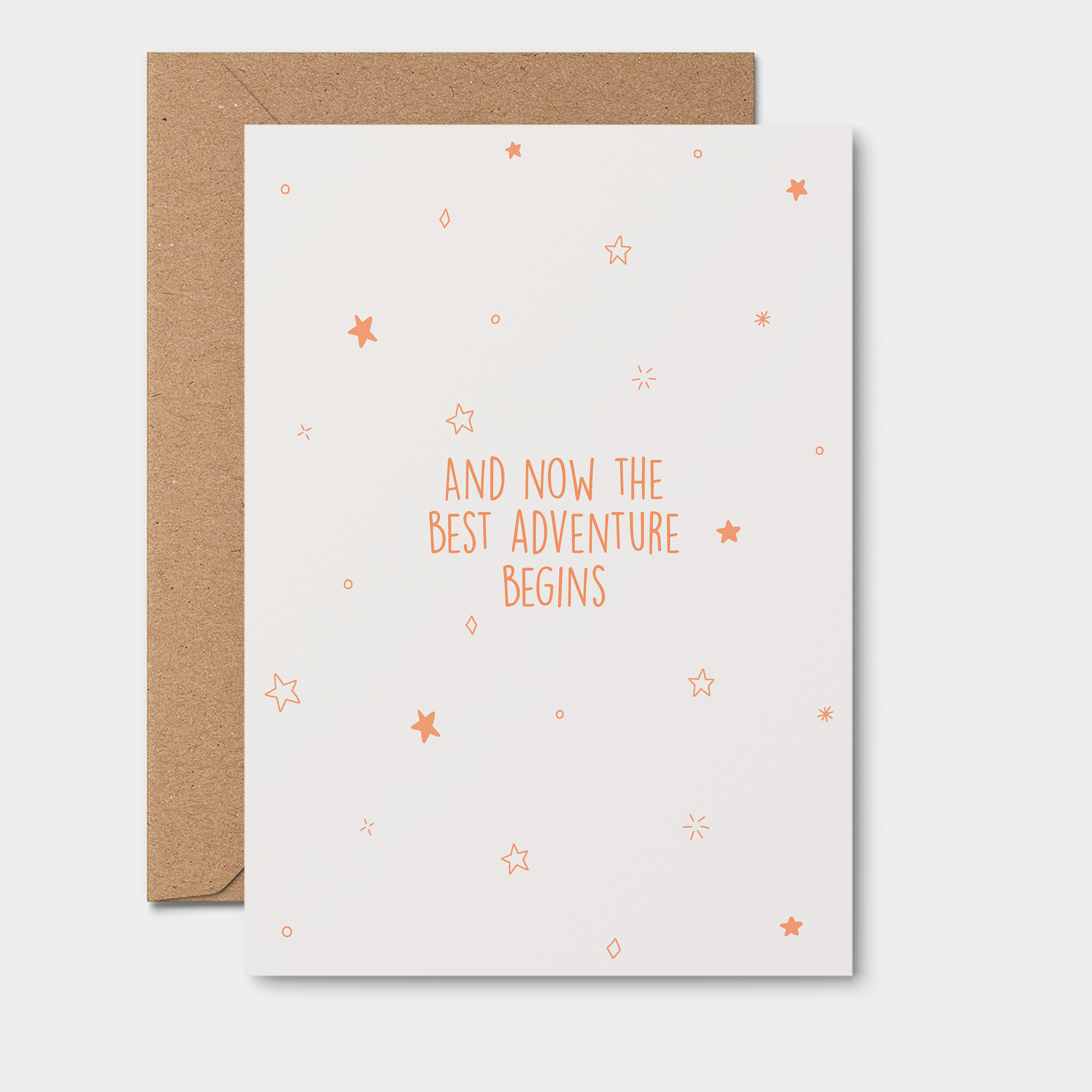 The Best Adventure Begins | GREETING CARD, baby, newborn