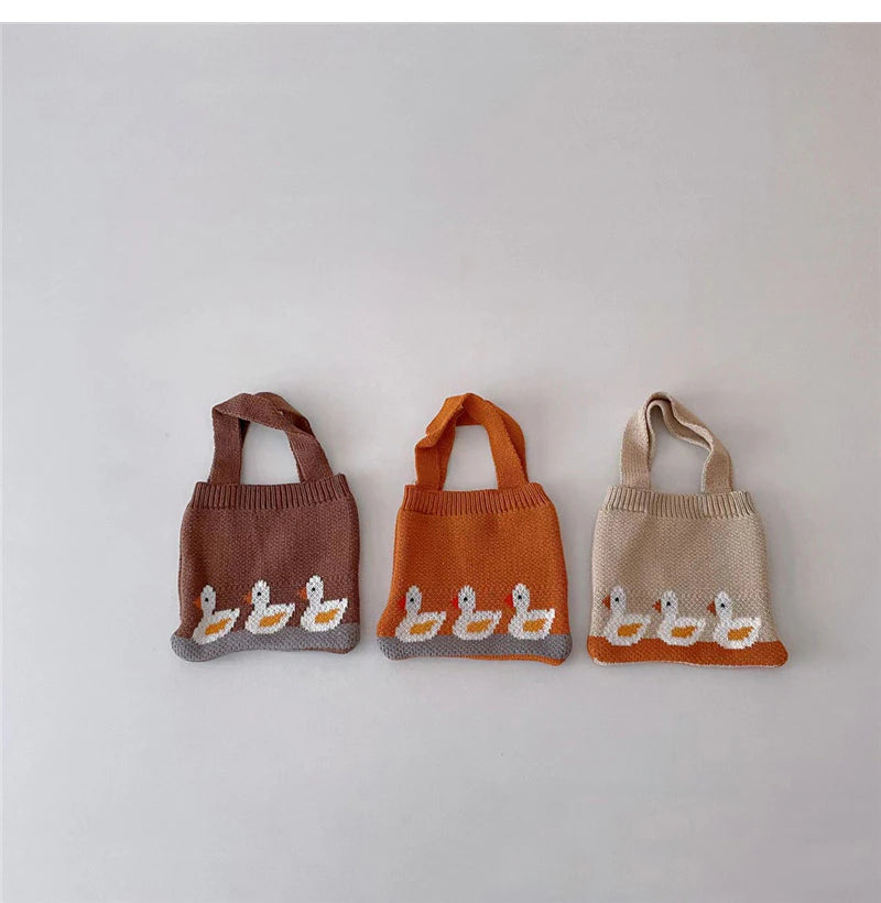 Knit Mini Bag - Chocolate